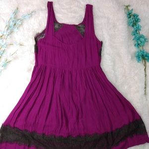 Free people trapeze core mini dress